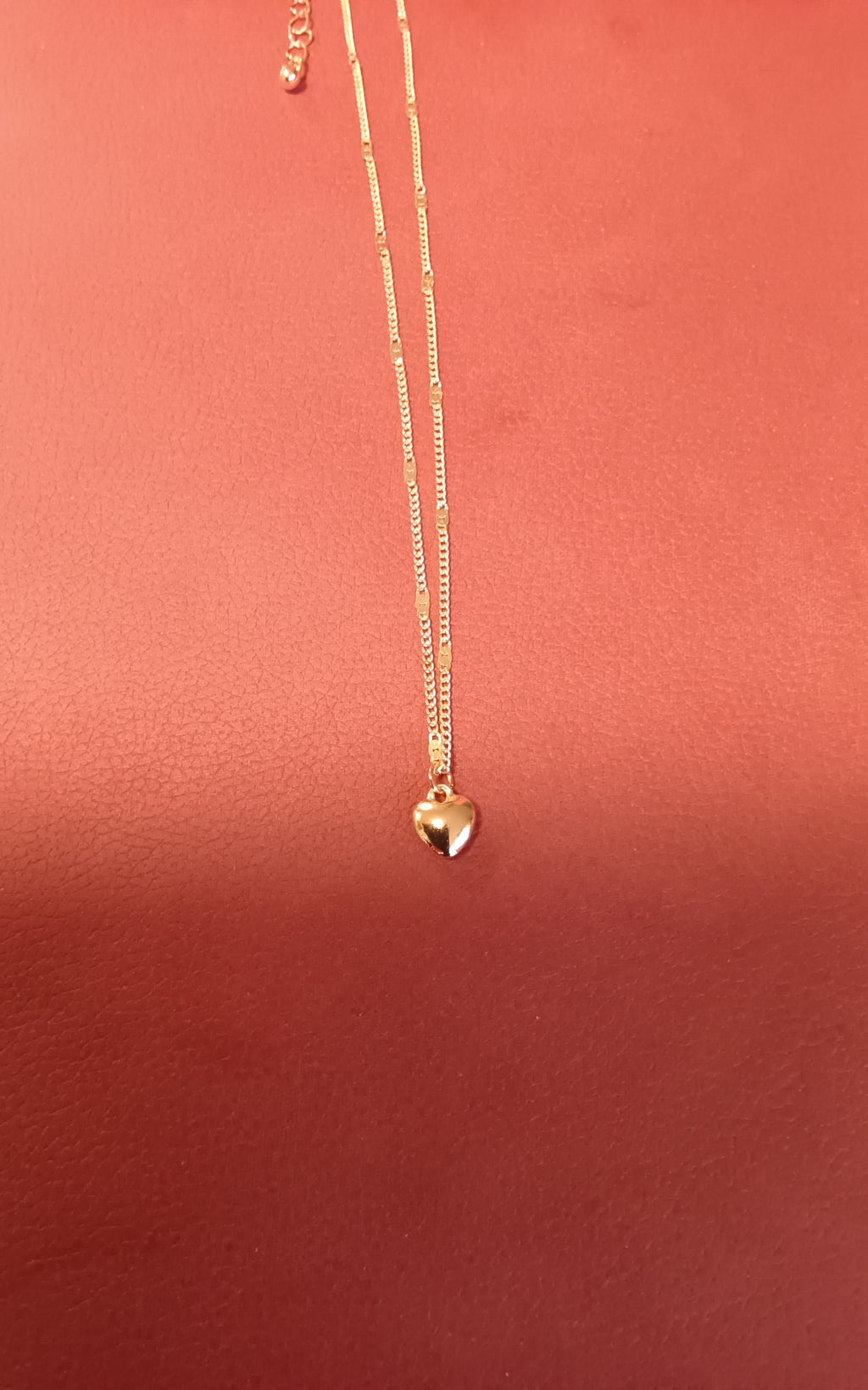 Herz Halskette vergoldet