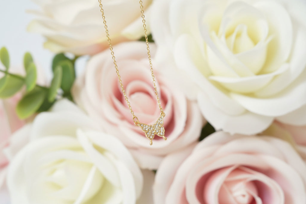 Schmetterlings-Anhänger Halskette