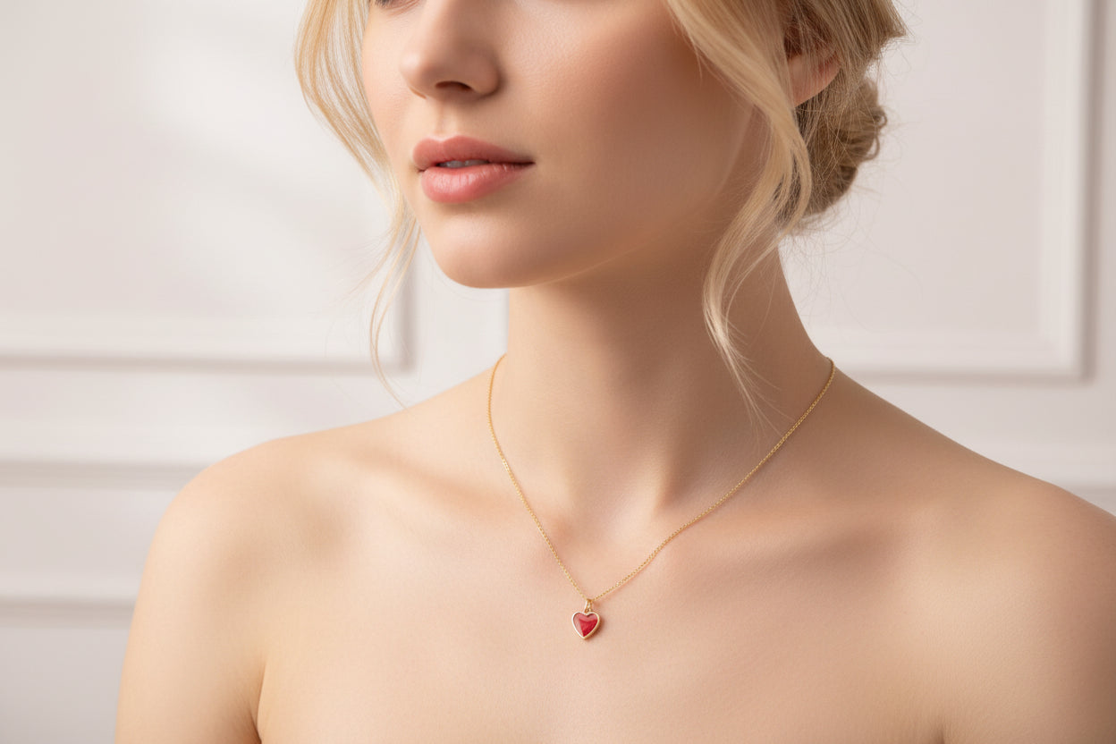 Herz-Anhänger-Halskette