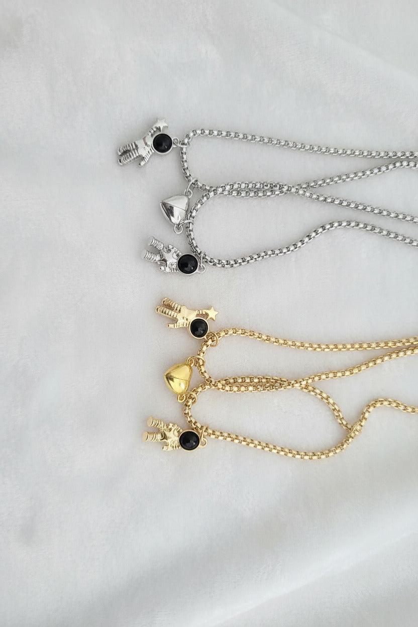 Partnerkette Astronaut mit Herz Artikel 033